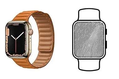 Glass replacement overlay — Apple Watch Series 7