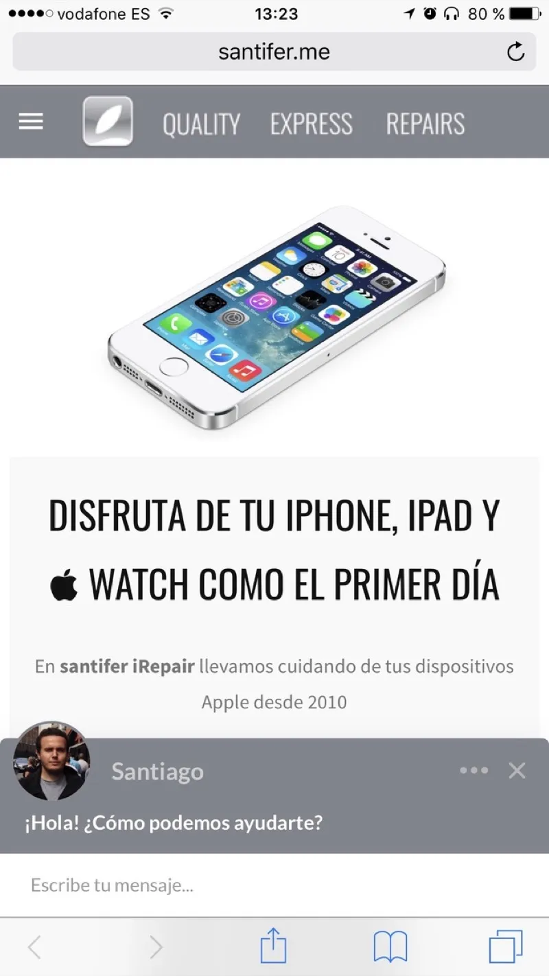 jinank.me on Squarespace: mobile homepage